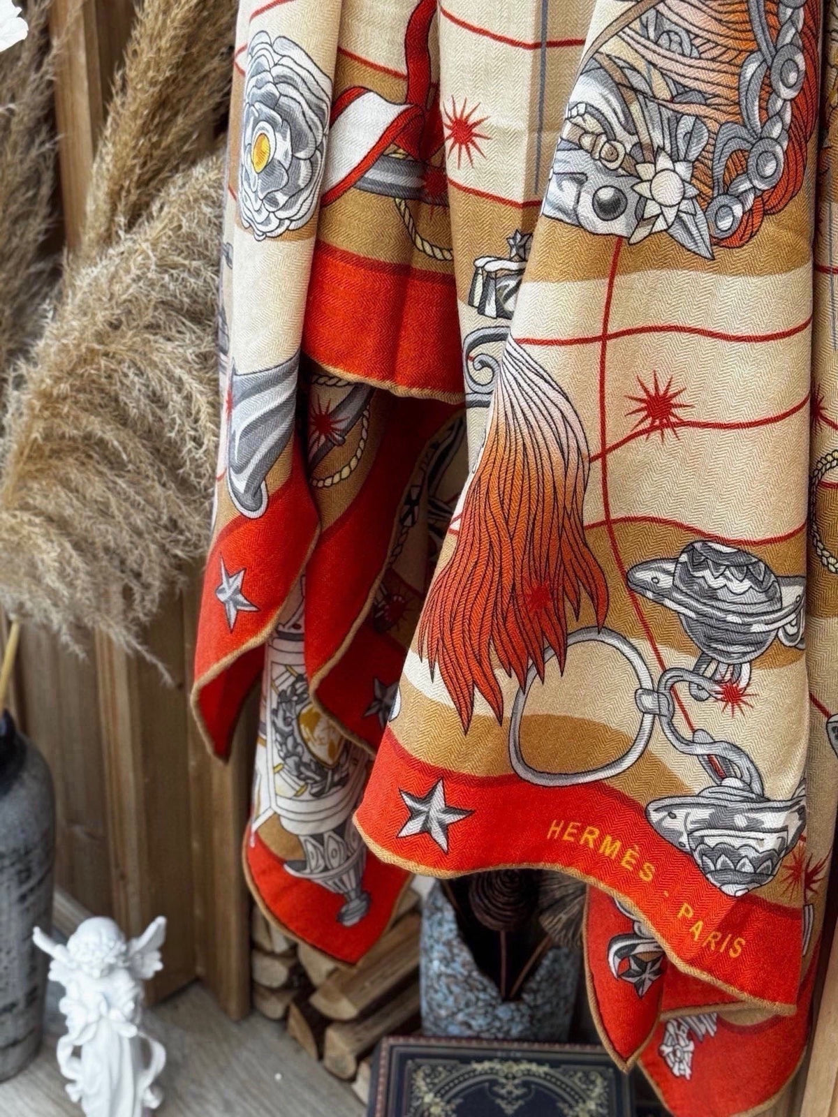 HM 26s Scarf 140 In Cashmere And Silk 216489