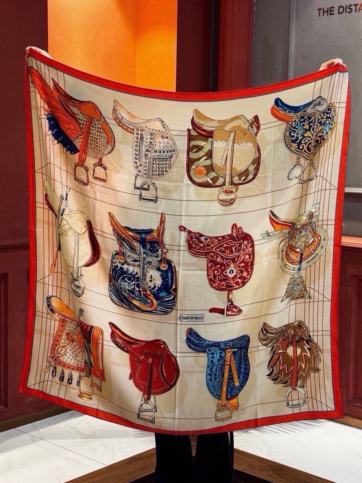 HM 26s Scarf 140 In Cashmere And Silk 216484