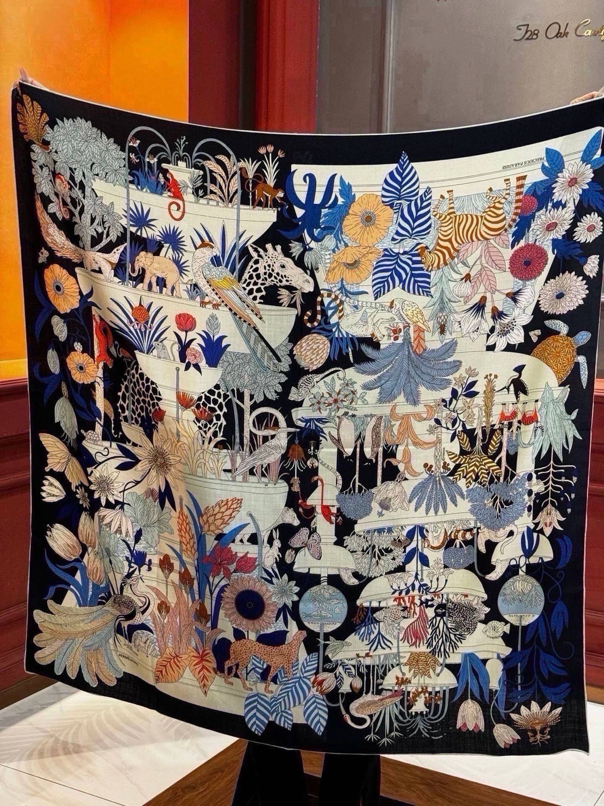 HM 26s Scarf 140 In Cashmere And Silk 441166