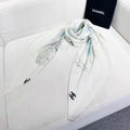 Chanel 26s Scarf 140 In Silk Cashmere 309769