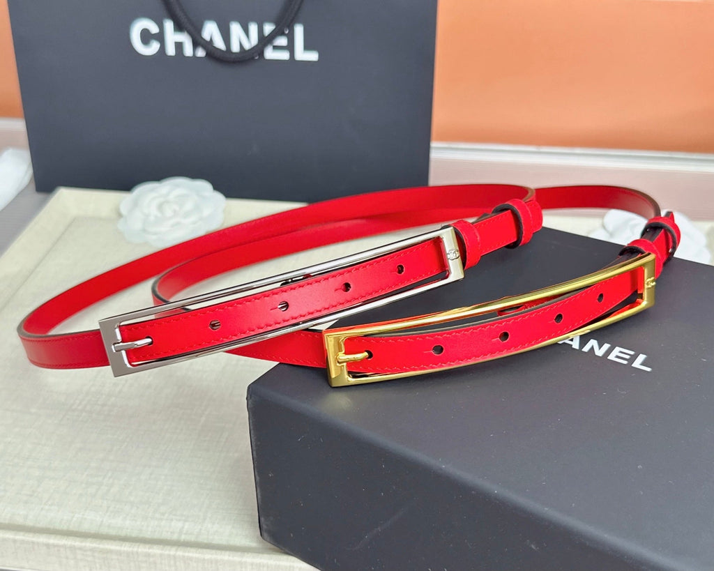 CC Métiers d'art 2026 1.5cm Black Belt Leather 211438