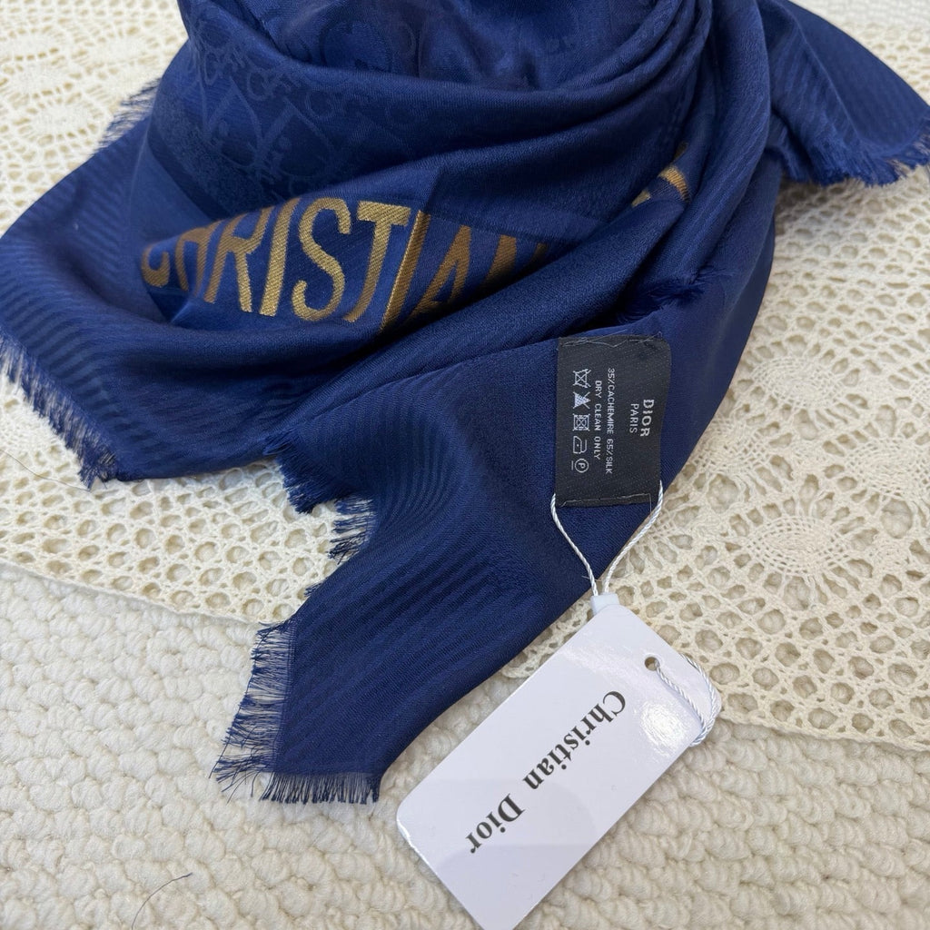 Dior 26s Scarf 140cm In Cashmere Silk 281269