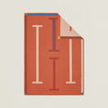 HM HI Blanket Sable Terracotta Wool Cashmere