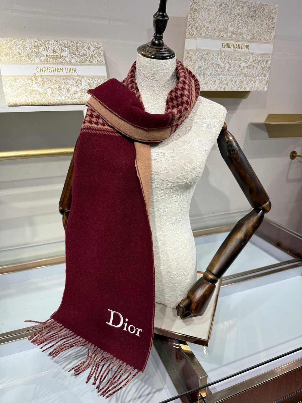 CD Scarf 32*180cm Colorful Cashmere 217186