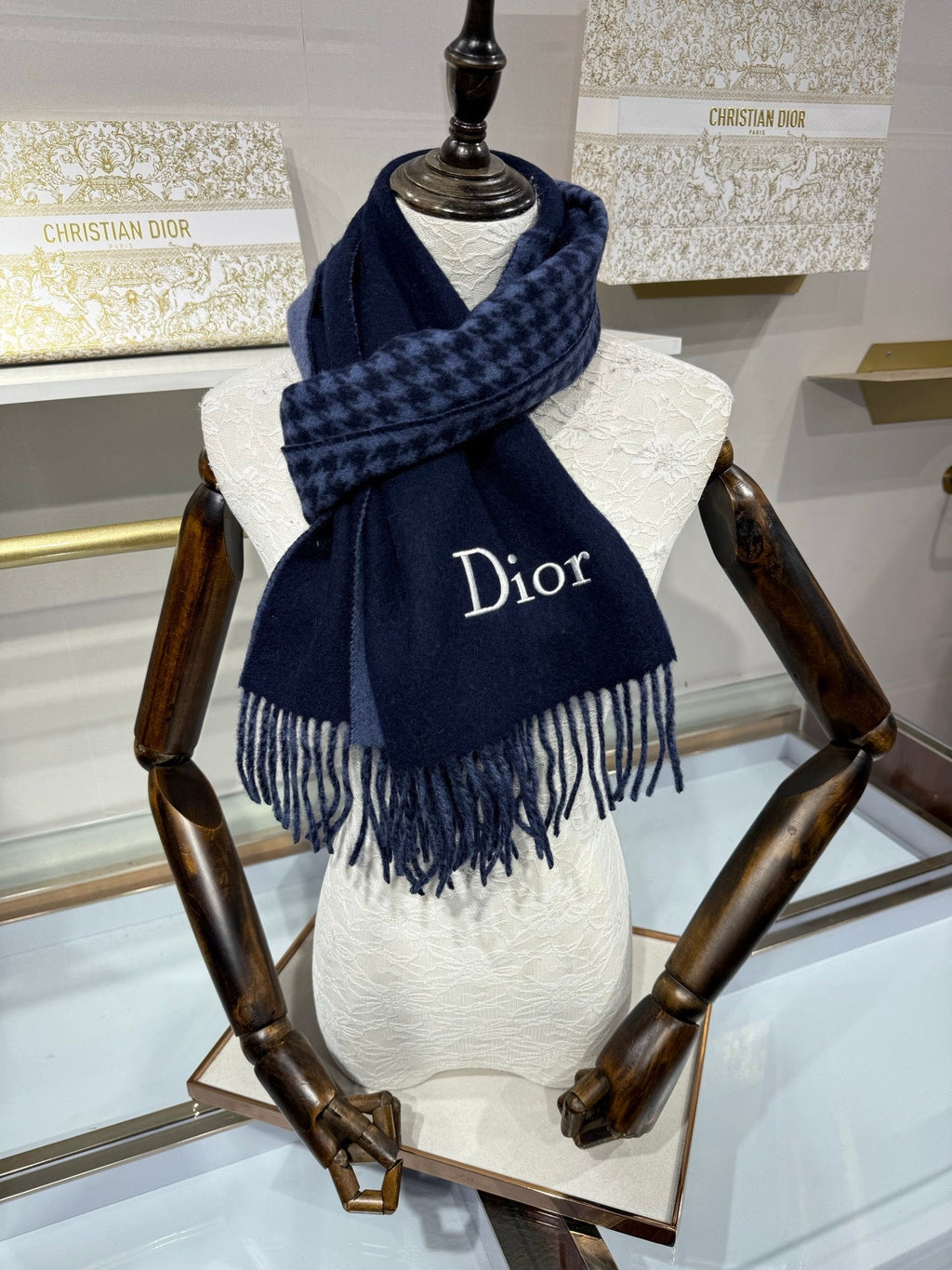 CD Scarf 32*180cm Colorful Cashmere 217188