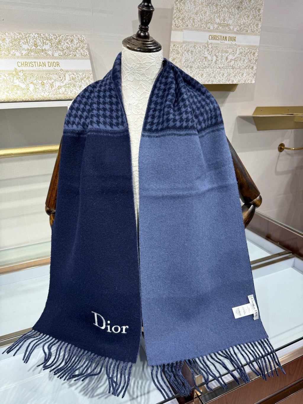 CD Scarf 32*180cm Colorful Cashmere 217188