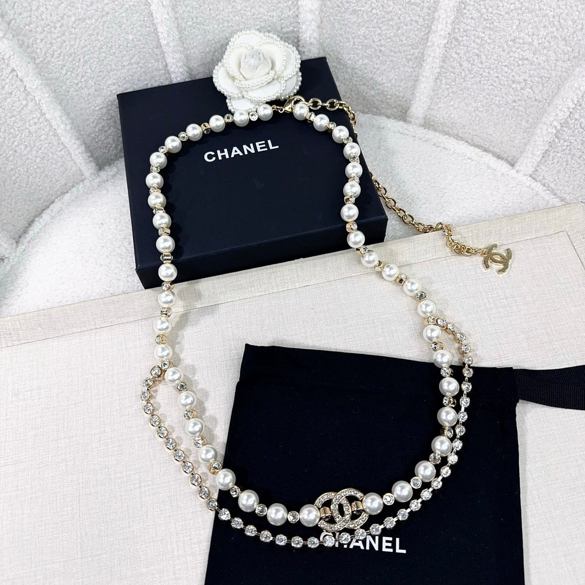 Chanel 2026 CC Logo Plaque Waist Belt 216573