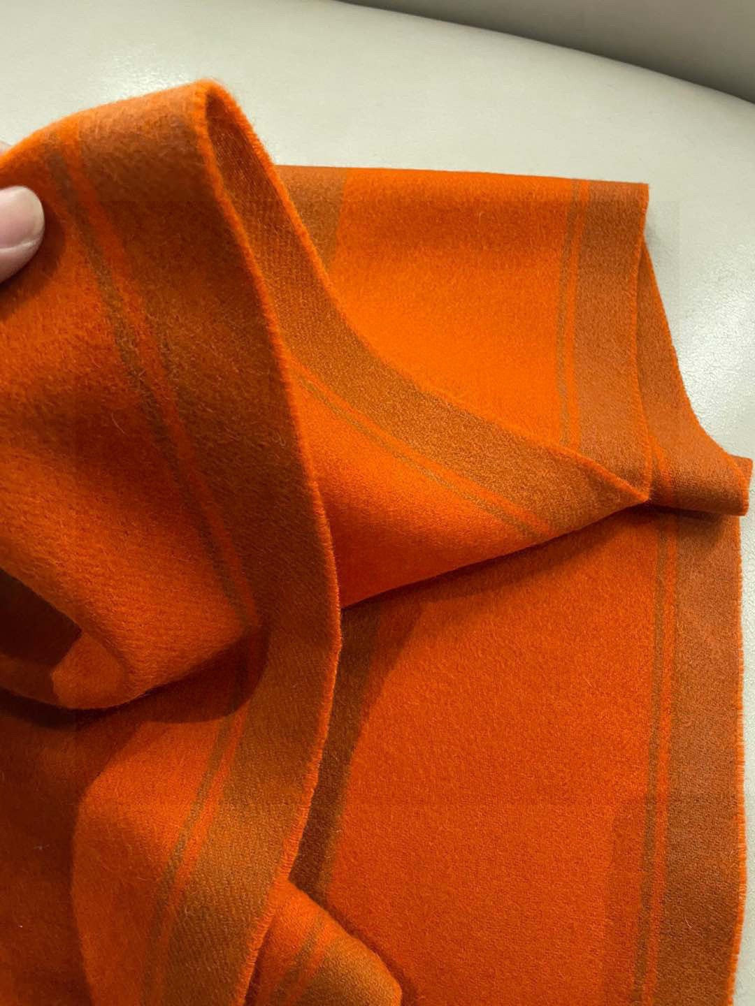 HM 26ss Scarf 180*30cm Orange Cashmere 168151