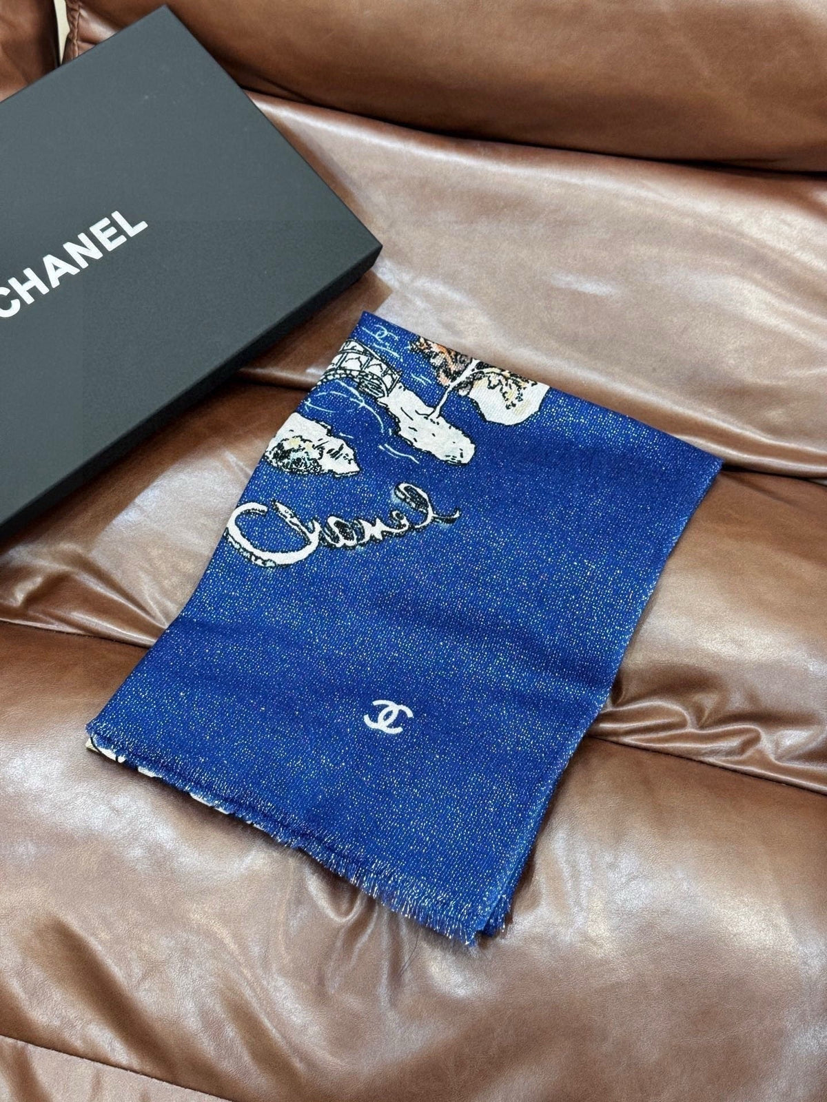 CHANEL 25S SCARF 200 CM IN CASHMERE 941753