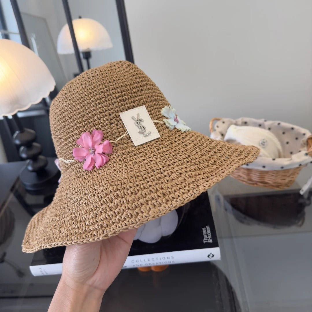 Saint Laurent Straw Hat 196098