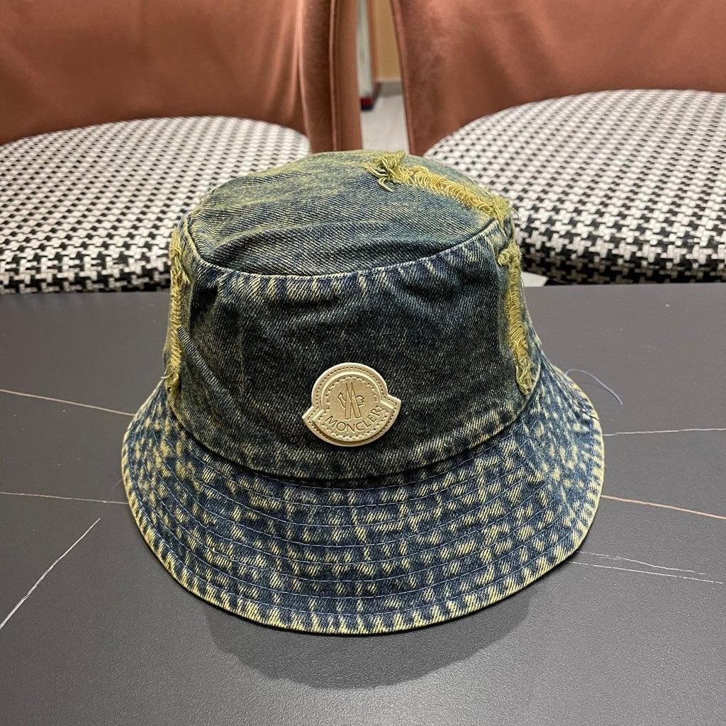Moncler Denim Bucket Hat 196136