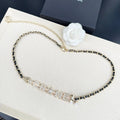 Chanel 2026 Crystal CC Logo Chain Belt 212349