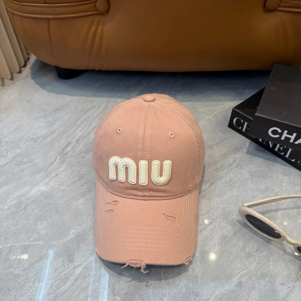 Miumiu Baseball Cap Cotton 280836