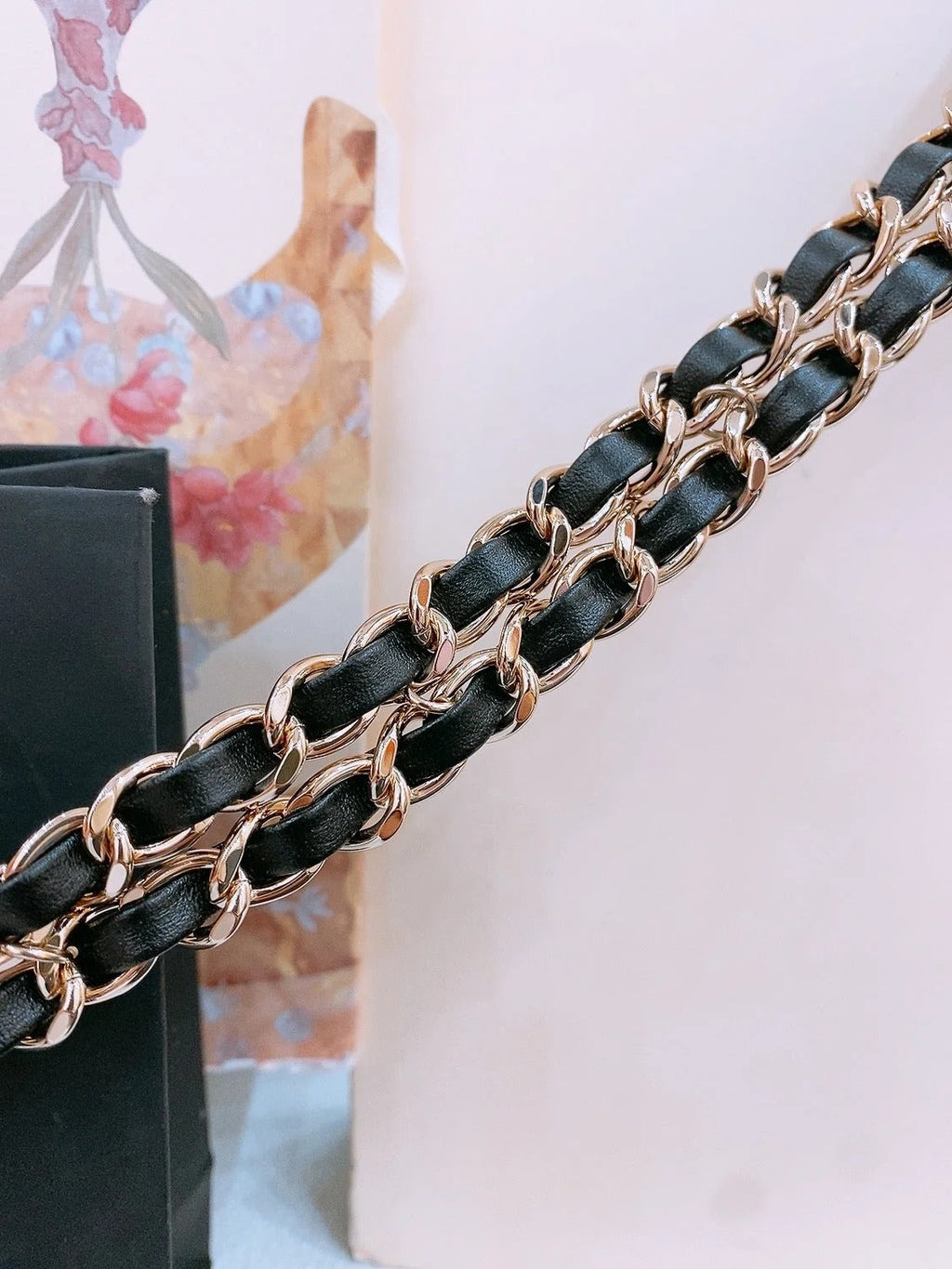 Chanel 2026 Leather Chain Belt 20mm 190392