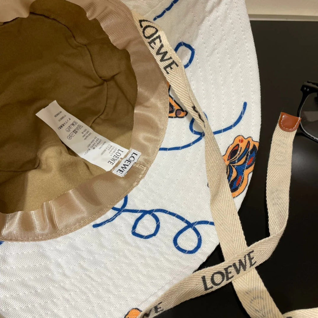 Loewe Paula's Ibiza Bucket Hat With Striking Print 291872