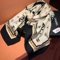CHANEL 25S SCARF 140 CM IN CASHMERE AND SILK 943339