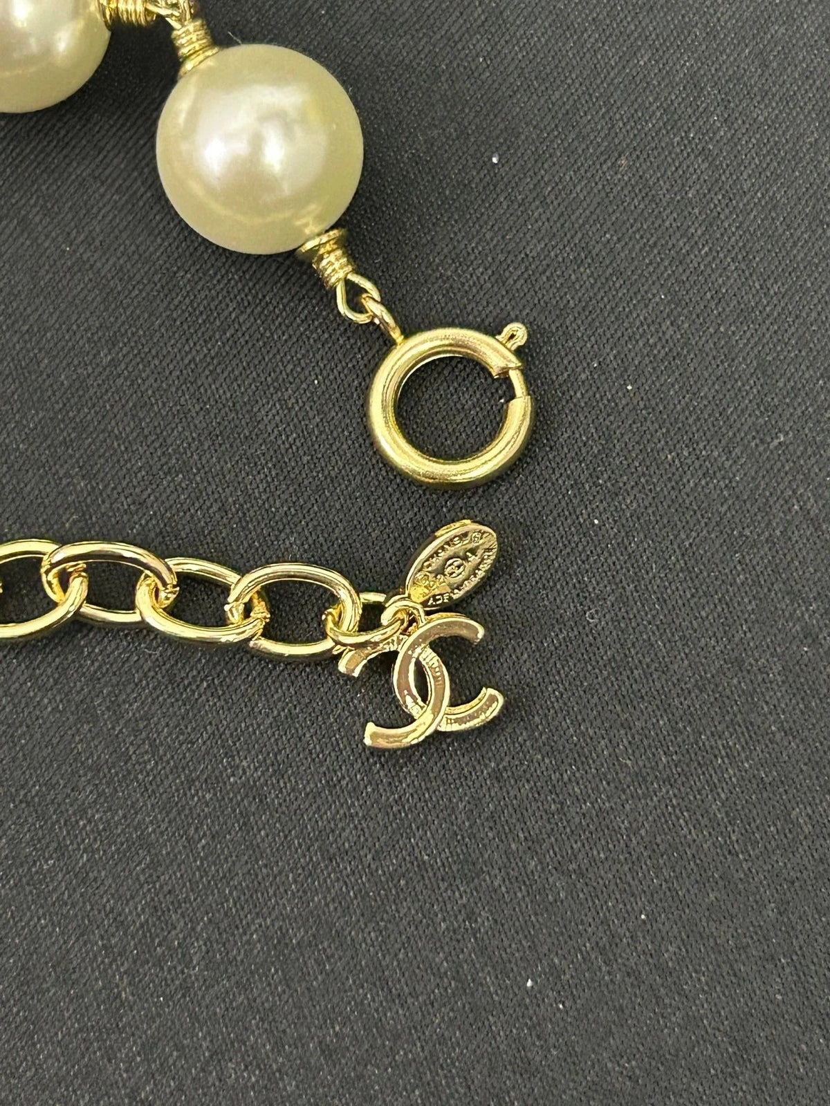 Chanel 2026 Pearl Medallion Charm Chain Belt