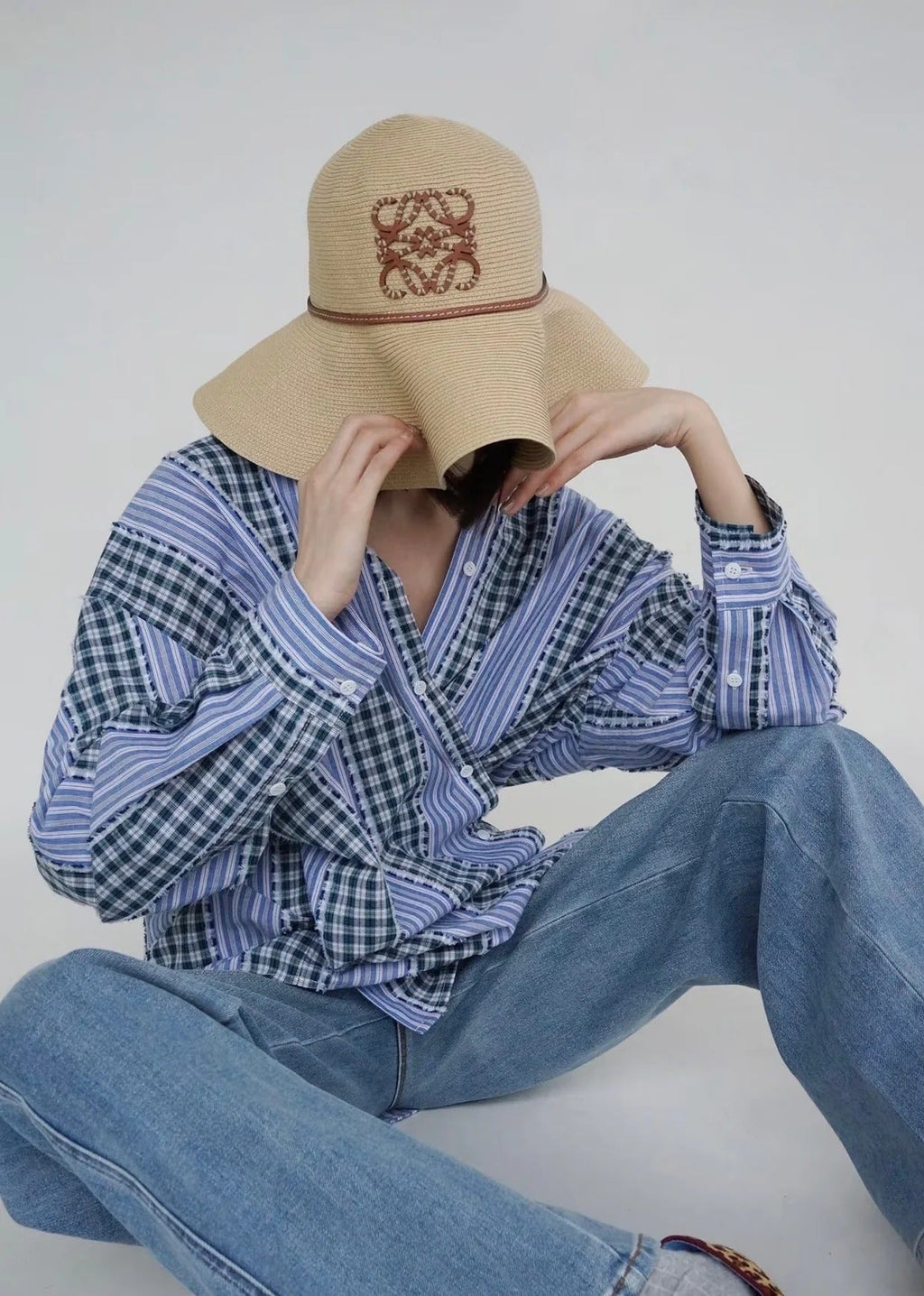 Loewe Oversized Straw Hat 299783