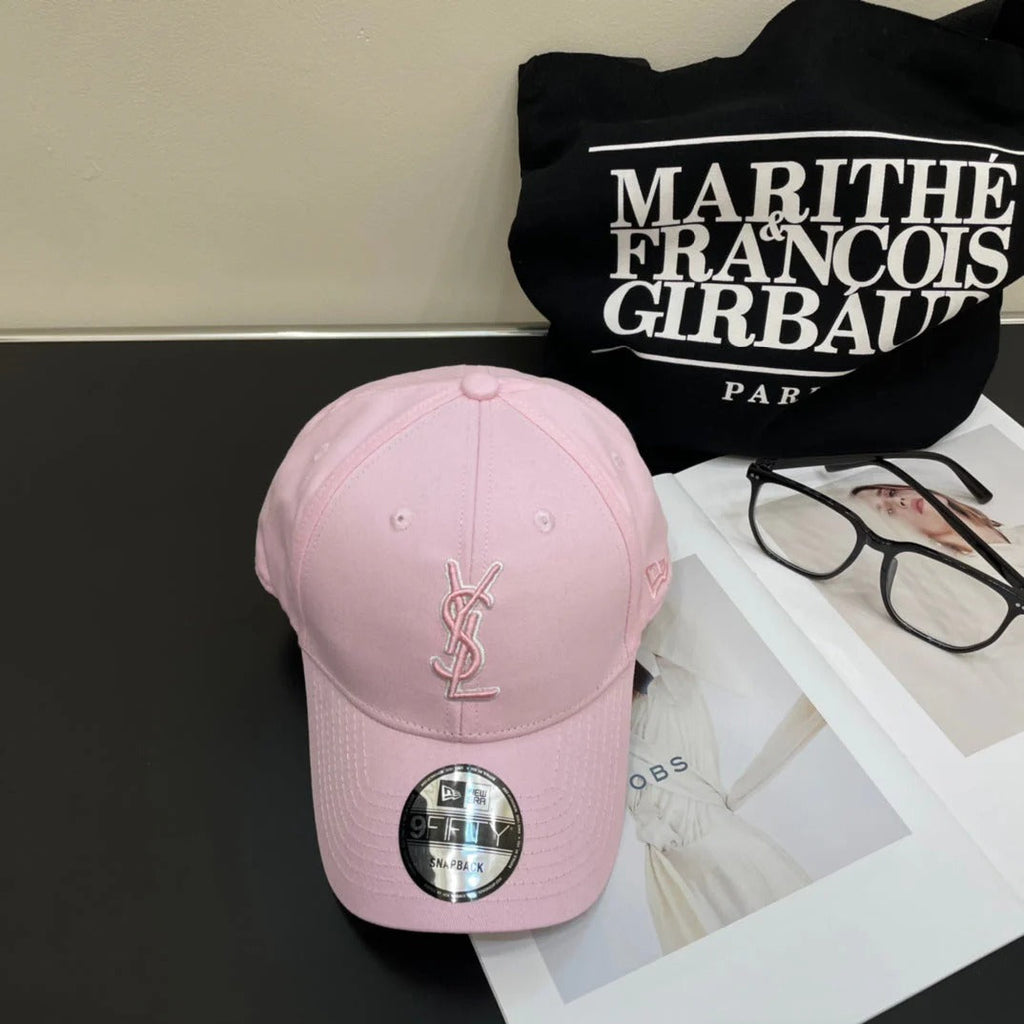 YSL Letter Embroidered Baseball Cap 295200