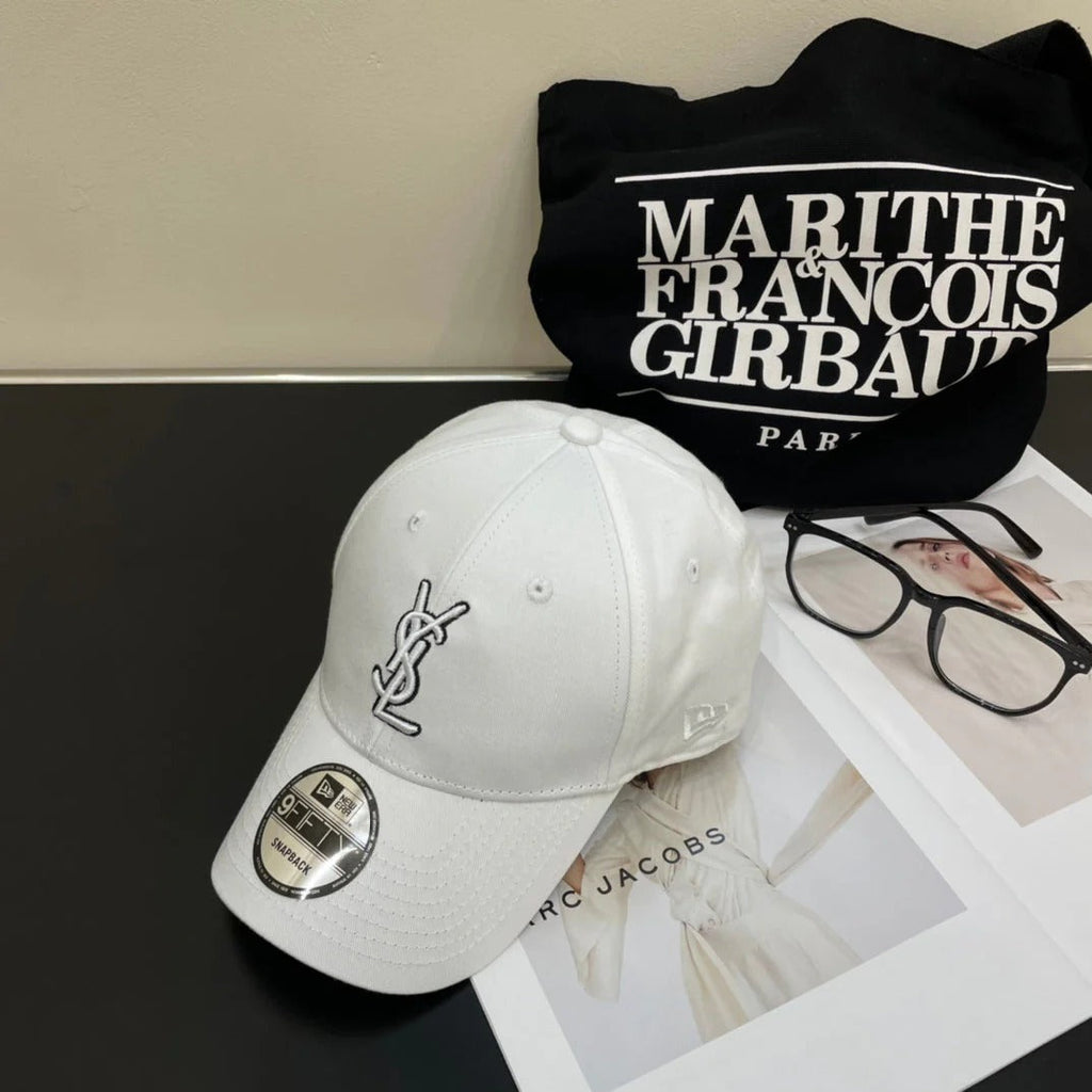 YSL Letter Embroidered Baseball Cap 295200
