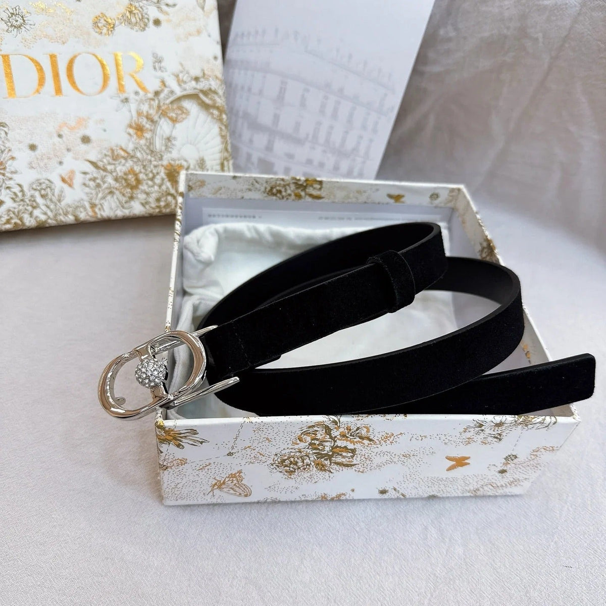 Dior Montaigne Belt 20mm Grained Calfskin 195304