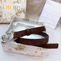Dior Montaigne Belt 20mm Grained Calfskin 195304