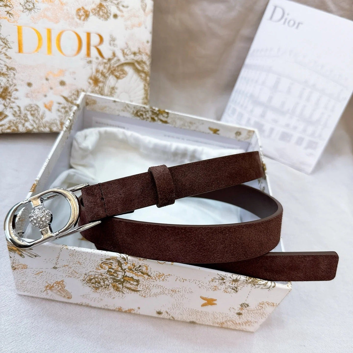 Dior Montaigne Belt 20mm Grained Calfskin 195304