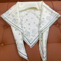 CHANEL 25S SCARF 90 IN SILK 703706