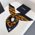 CHANEL 25S SCARF 90 IN SILK 639119