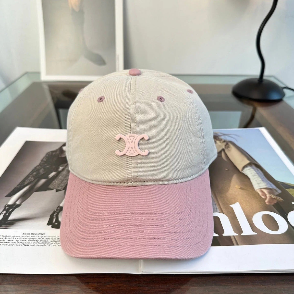 Celine Two-tone Baseball Cap 299514