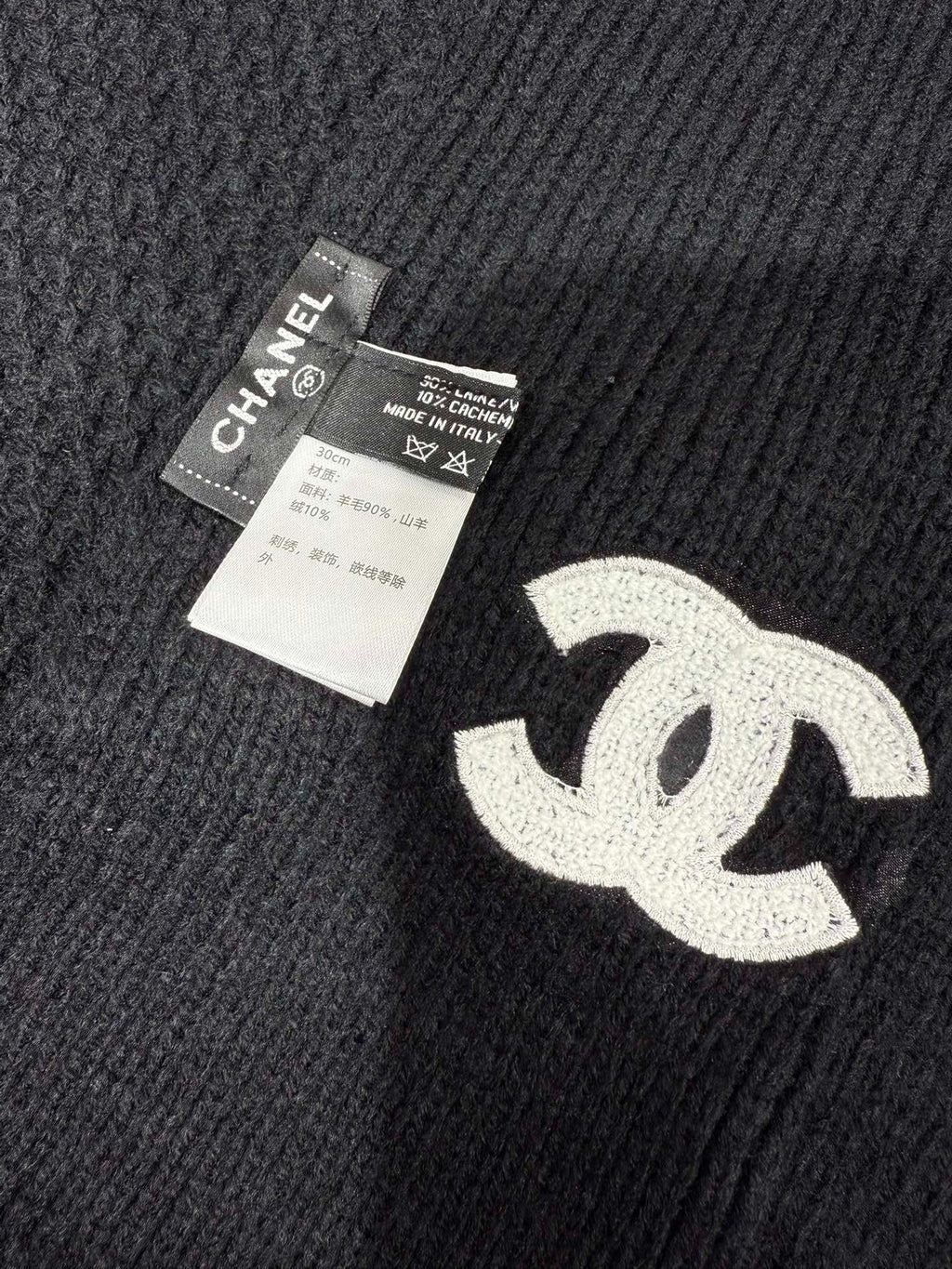 CHANEL 25S SCARF 175 CM IN WOOL CASHMERE 943087