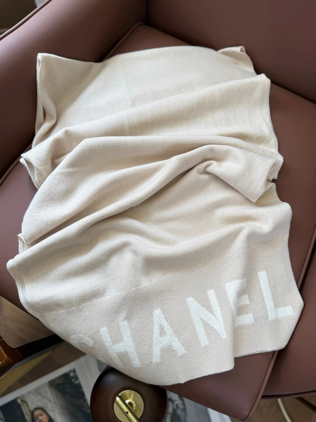CHANEL 25S SCARF 170 CM IN CASHMERE 943079