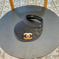 CC HALF HEAD WIDE BRIMMED SUN HAT BLACK 672696