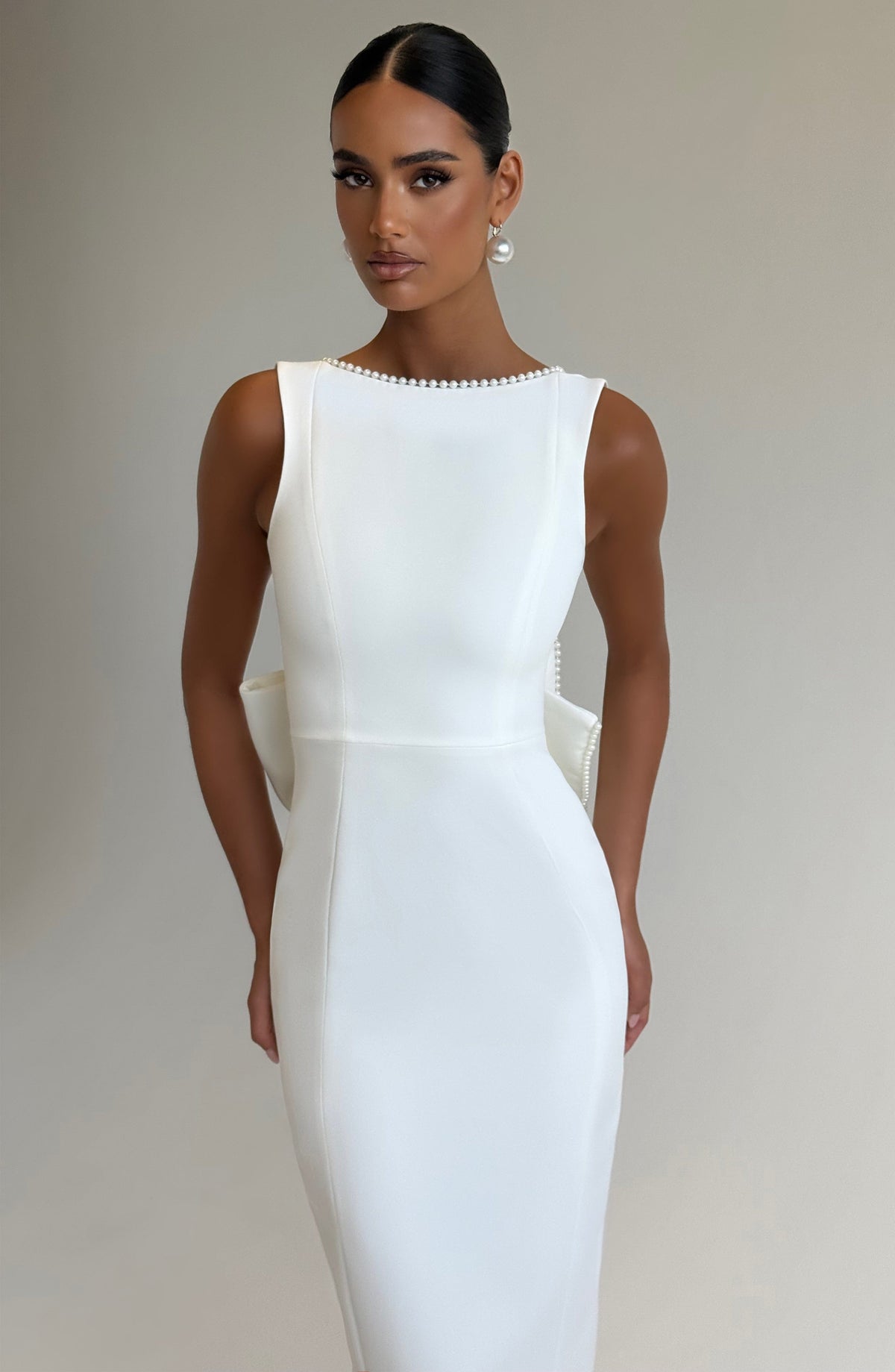 Lana Midaxi Dress - Ivory