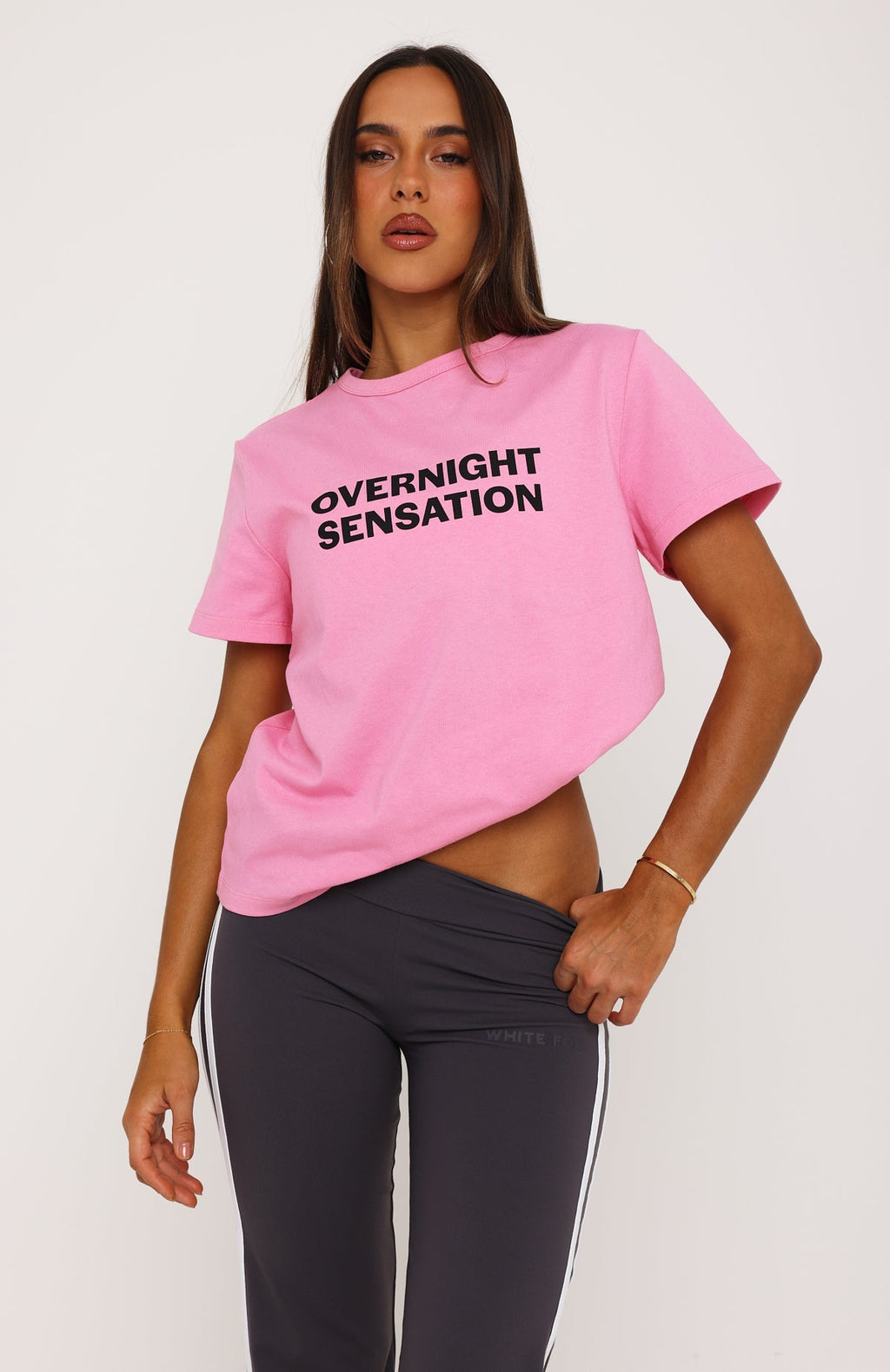 Overnight Sensation Tee Pink