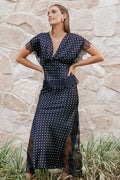 Ailbhe Lace Skirt - Black Polka Dot