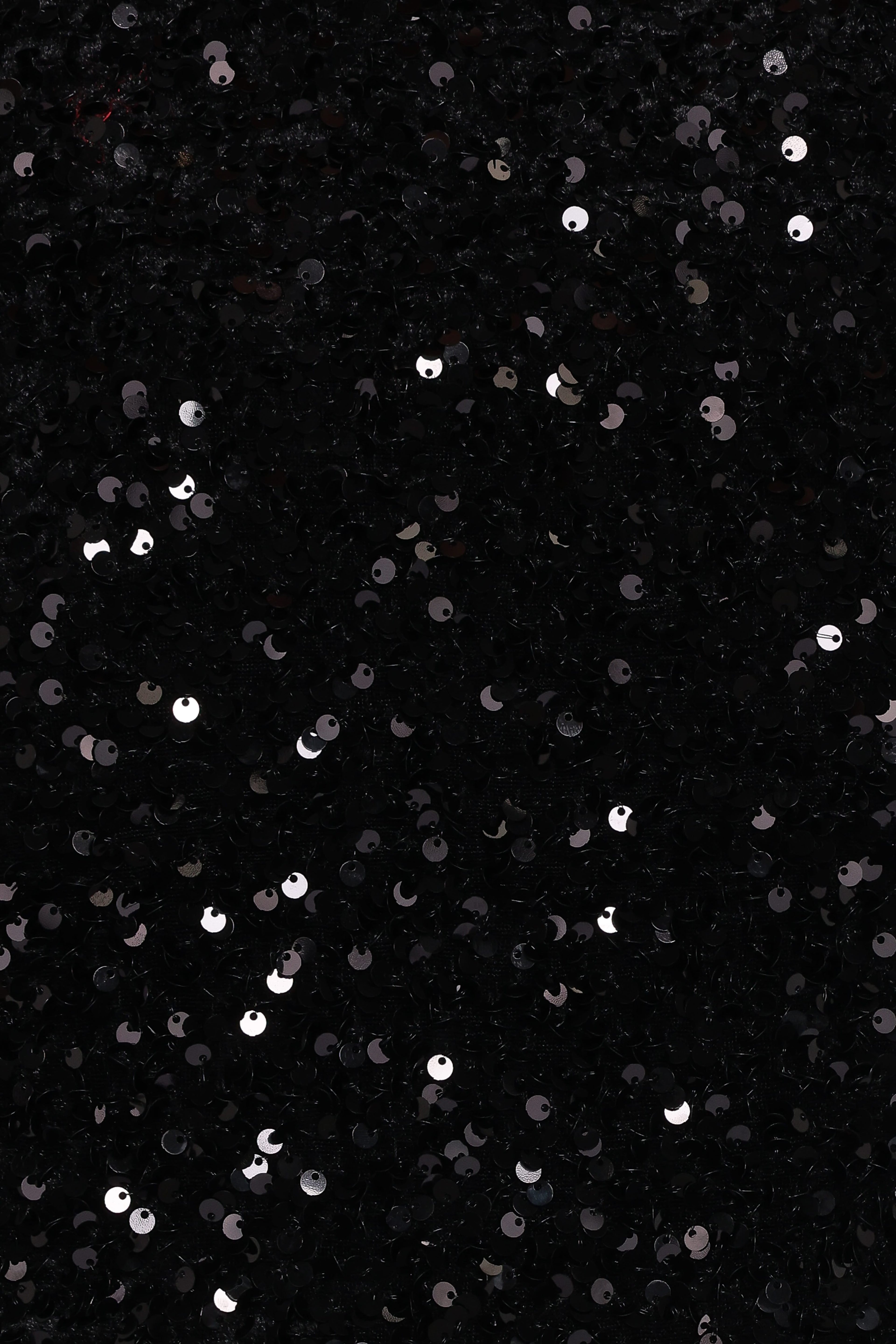 Leilani Midi Sequin Skirt - Black