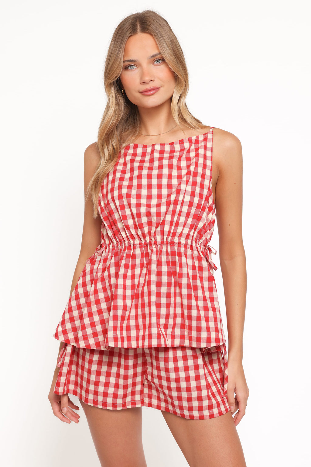 Rory Shorts - Red Gingham