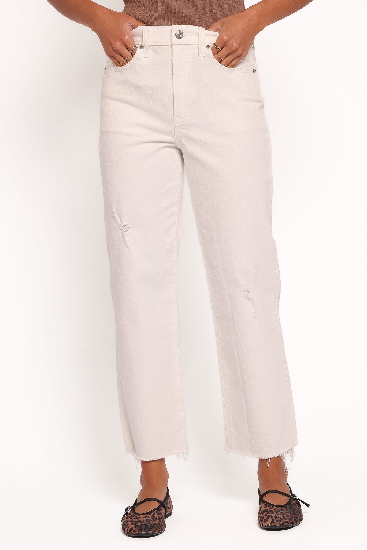 Sundaze Straight Leg Jean - Swan