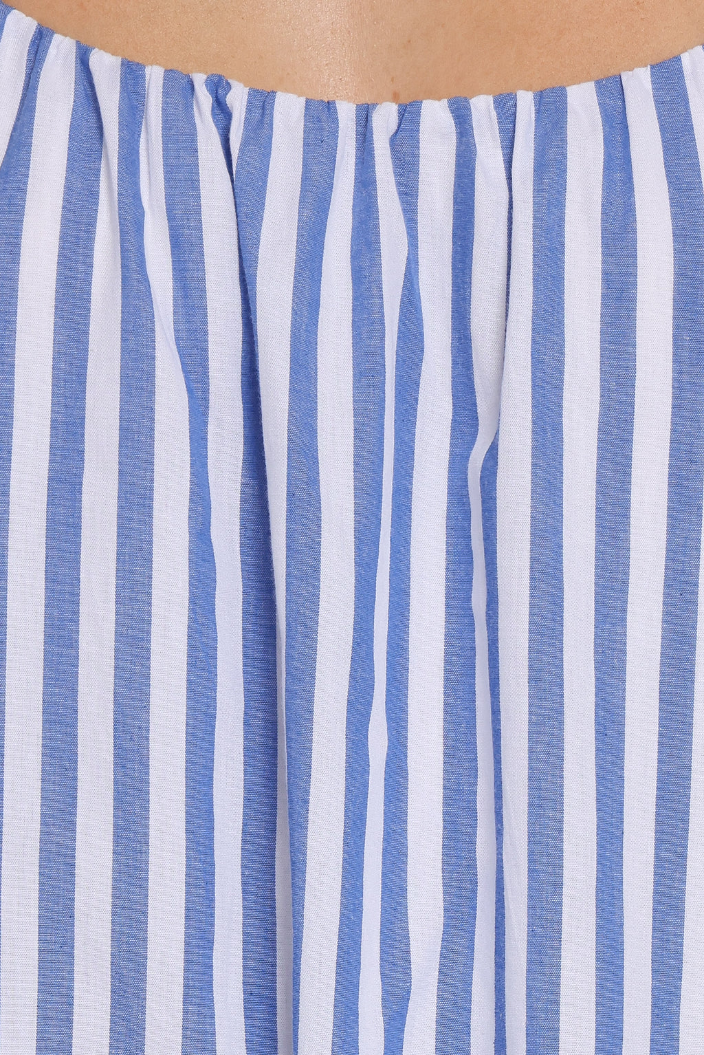 Amber Maxi Dress - Navy White Stripe