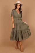 Barker Dress - Olive