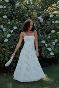 Botanique Midi Dress - Blue Floral