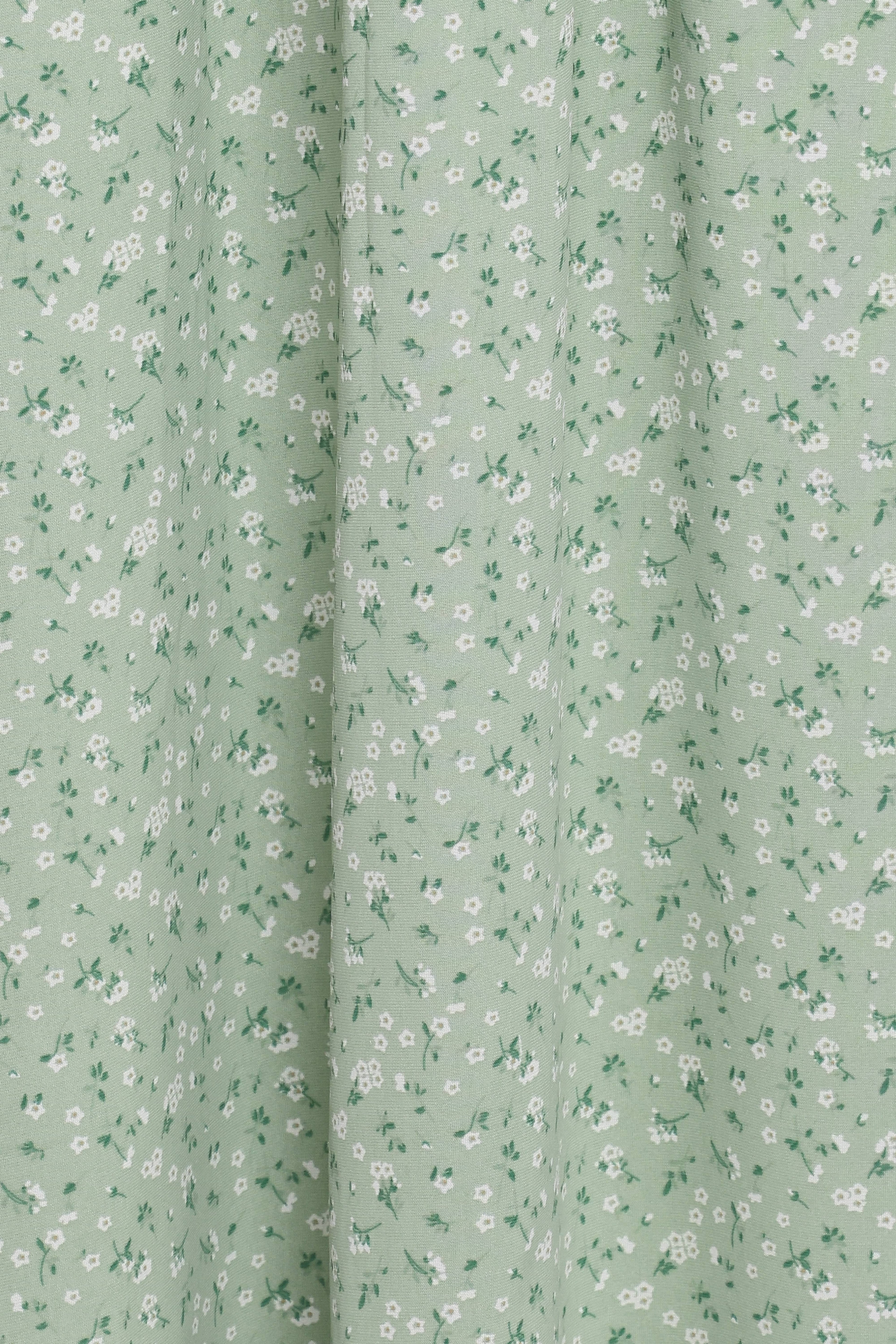 Bronte Midi Dress - Green Floral