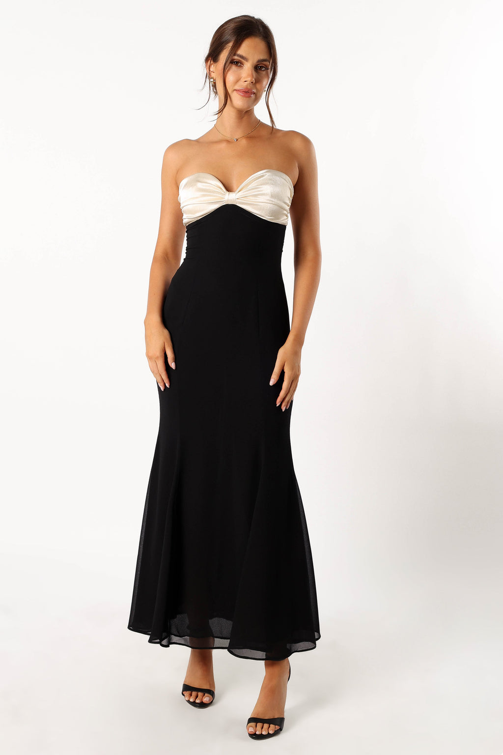 Cecilia Strapless Maxi Dress - Black