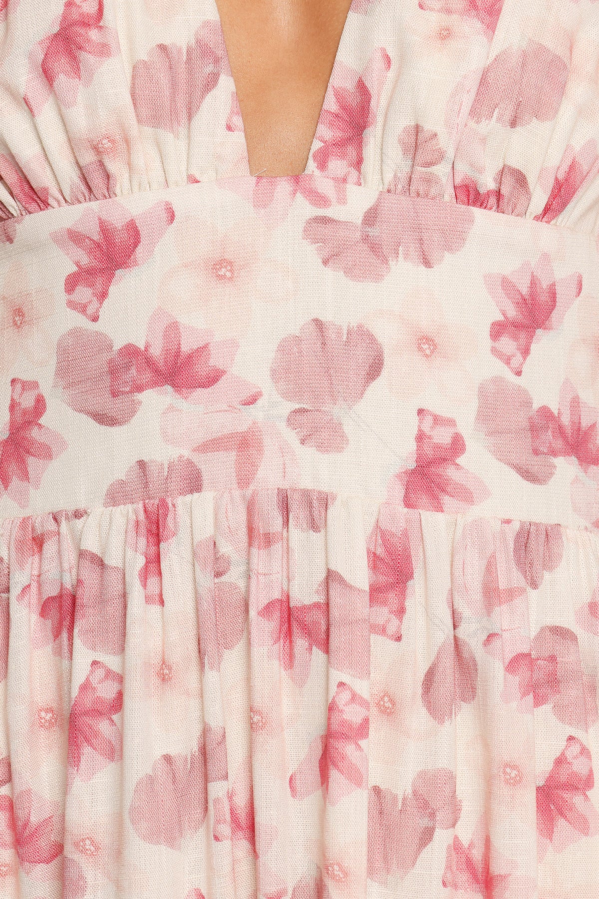 Clementine Mini Dress - Cream Floral