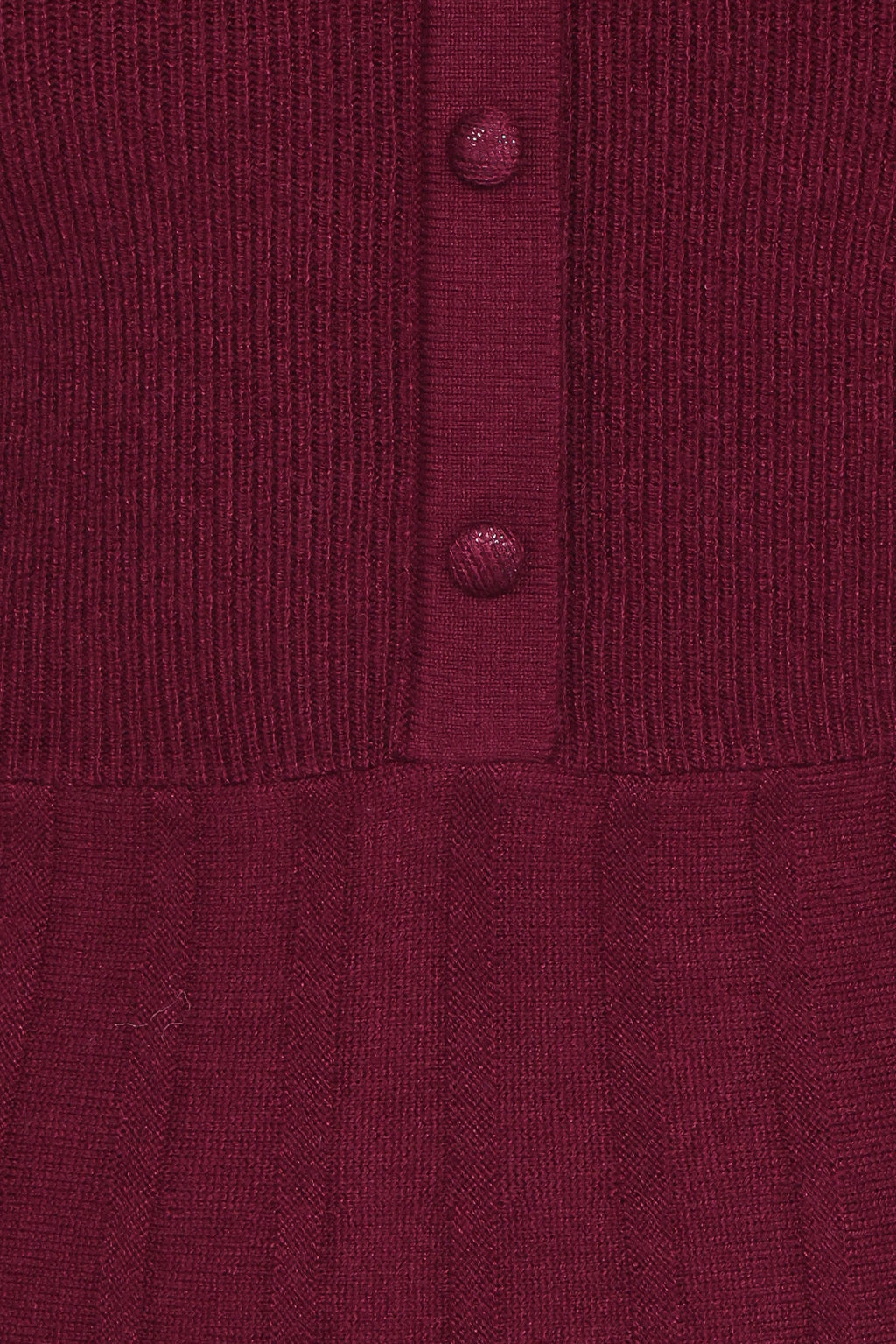 Darlina Long Sleeve Mini Dress - Burgundy