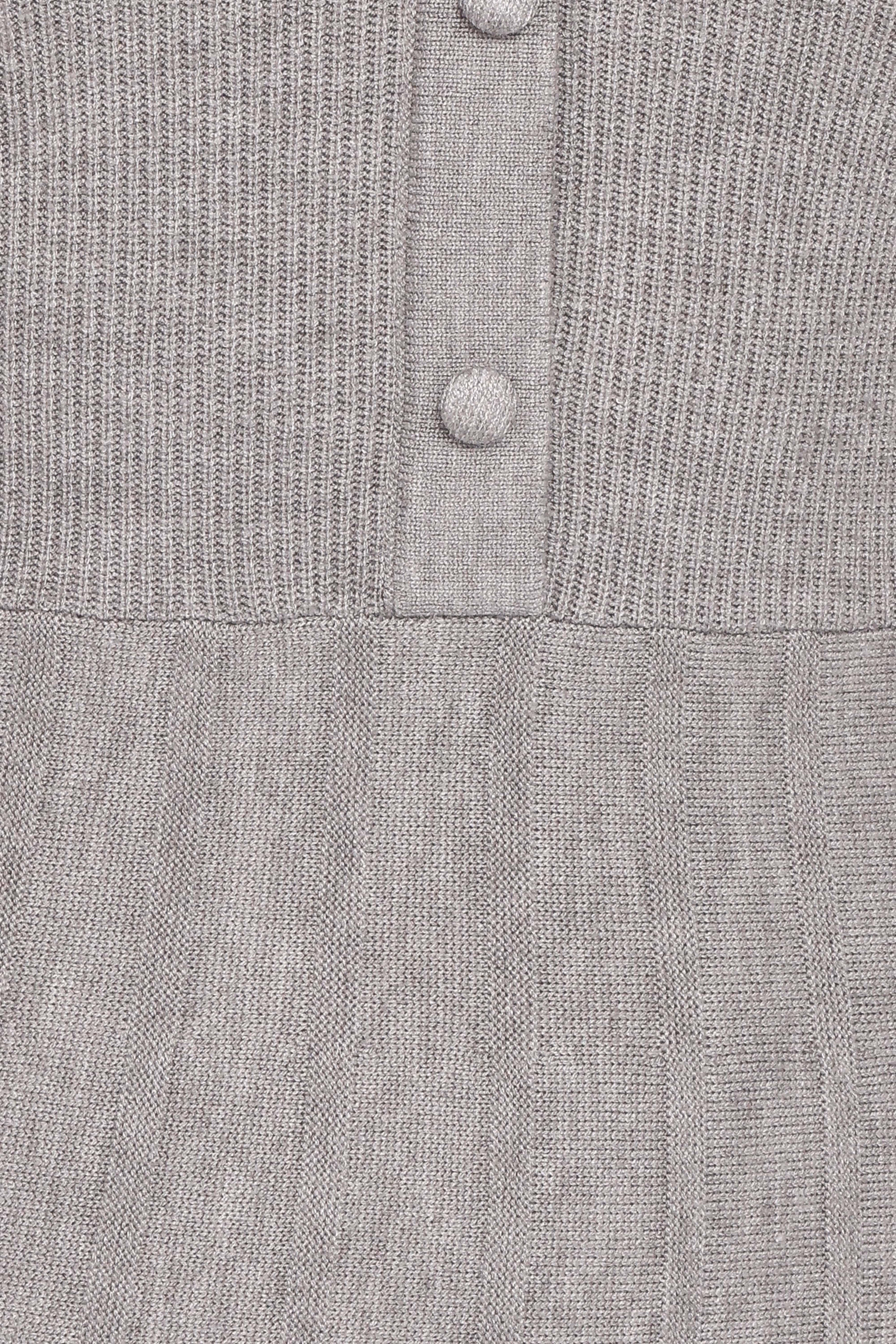 Darlina Long Sleeve Mini Dress - Heather Grey