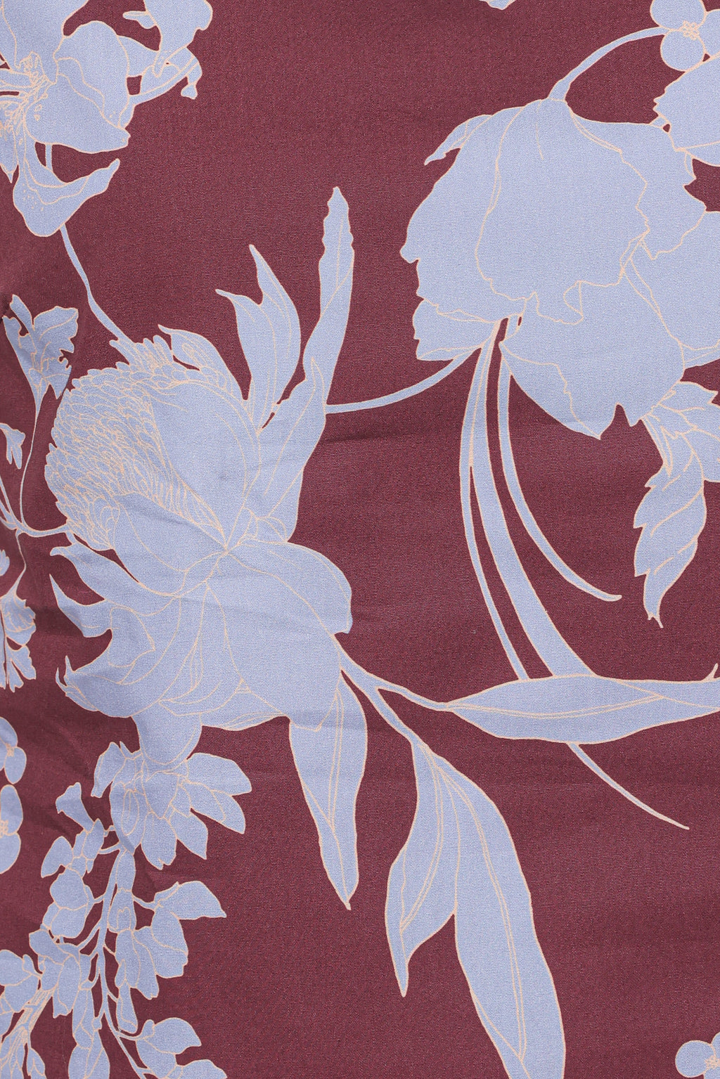 Elorna Mini Dress - Burgundy Floral