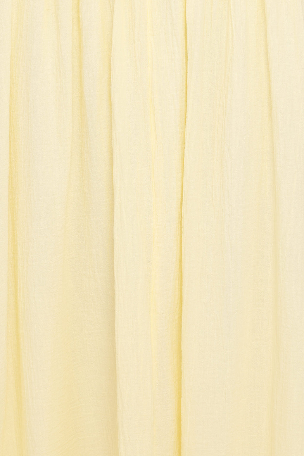 Enola Gather Midi Dress - Yellow