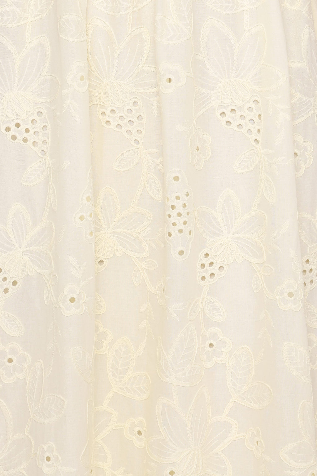 Janice Maxi Dress - Butter Yellow Broderie